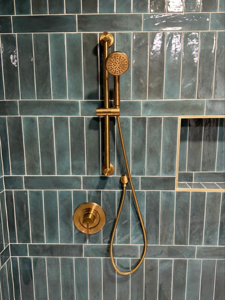 Custom shower install