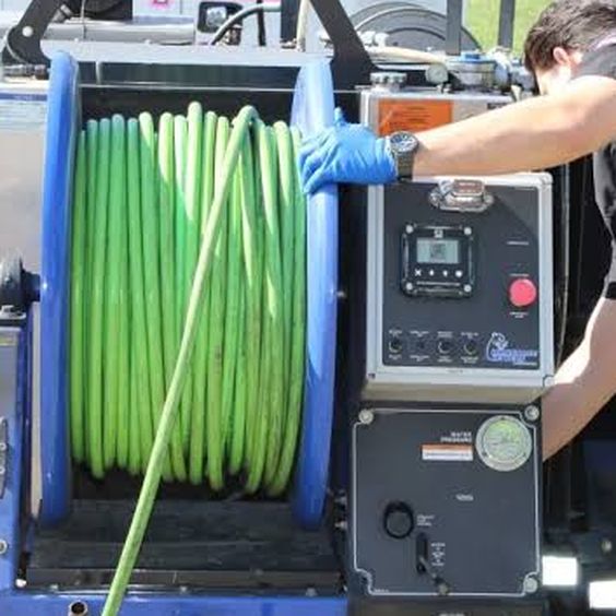 Hydro jetting drain cleaning equipment