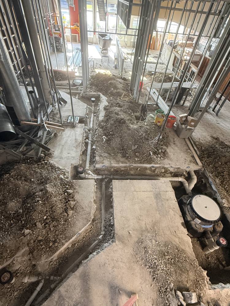 Sewer work by V.C. Plumbing